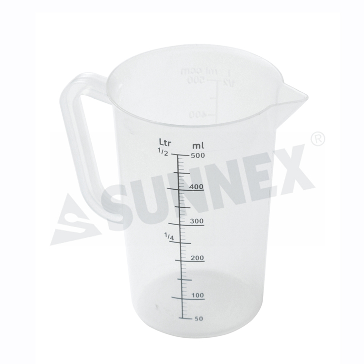 Features of plastic measuring jugs