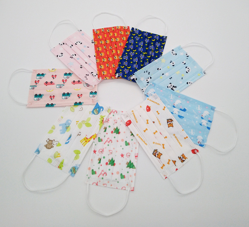 3 Ply Non Woven Disposable Protective Children Masks