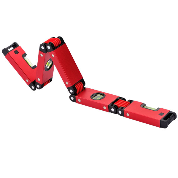 How does this aluminum foldable spirit level compare to similar products on the market?