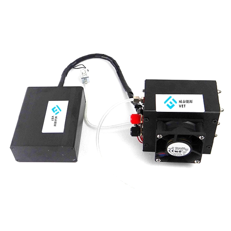 Portable UAV Pemfc stack 200w High efficiency 15v metal bipolar hydrogen fuel cell