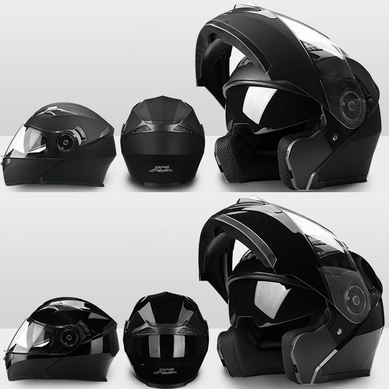 Flip-Up Helmet Matt Black