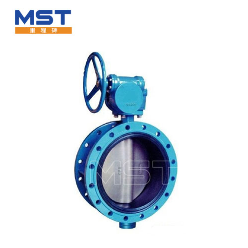 Here are key features and characteristics of an eccentric flanged butterfly valve