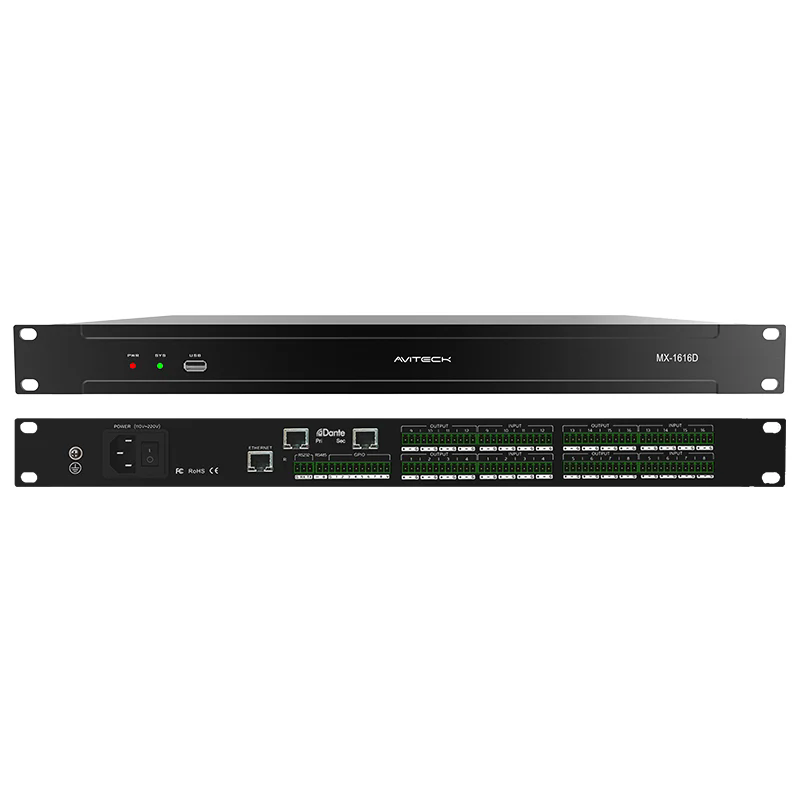 Dante Audio Processor – Redefining Audio Control in Networked Environments